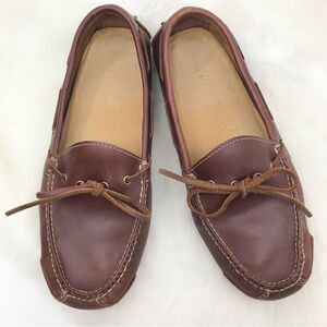 Cole Haan Gunnison Brown Leather Driving Loafers